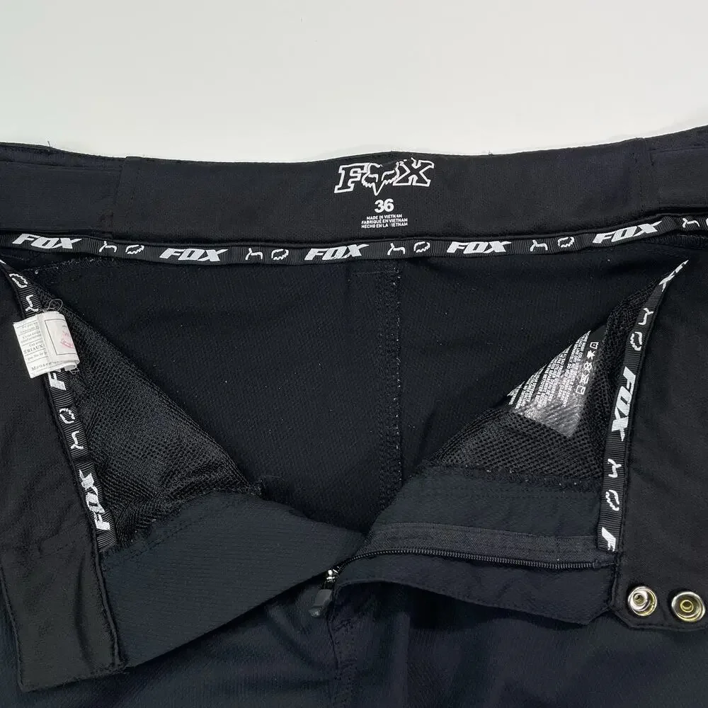 FOX Racing Ranger Cargo Shorts Mens 36 Black Performance Cycling Motocross 11”